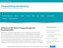 Tablet Screenshot of parapsychologische-beratung.com
